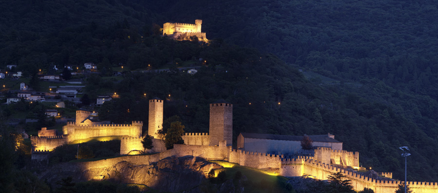 Castelli Bellinzona - Copyright Ticino Turismo - Foto Christof Sonderegger