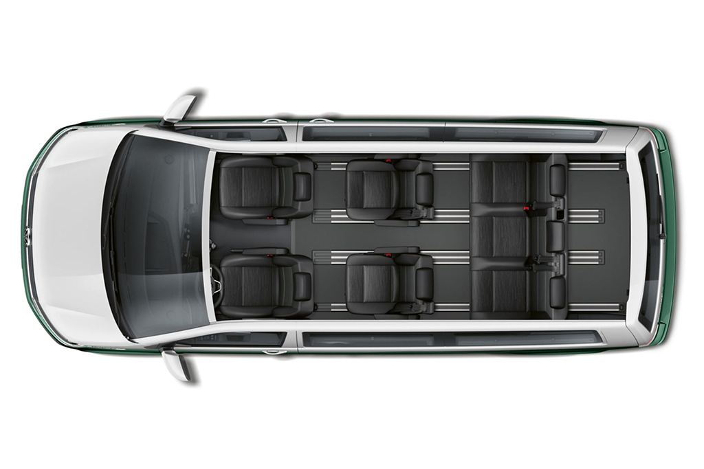VW T6 Multivan Seat layout